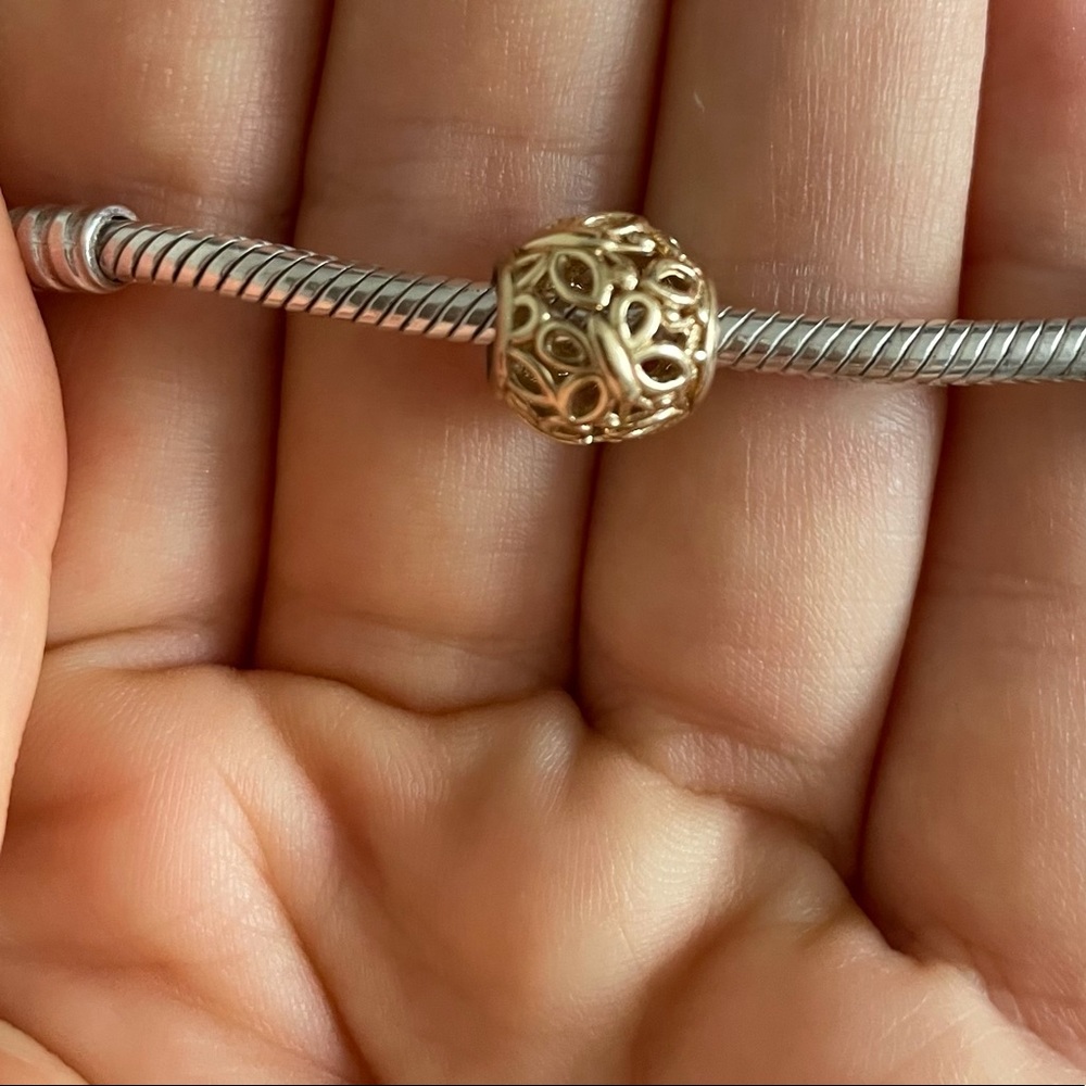Authentic Pandora 14K Gold charm